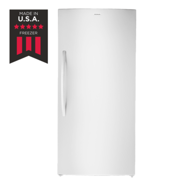 547L single door upright freezer - White - C energy rating