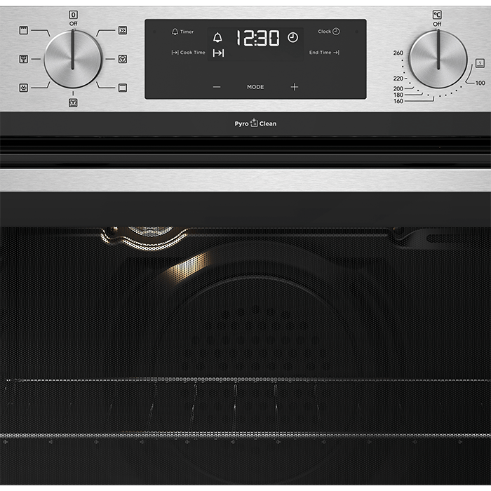 60cm multifunction selfcleaning builtin electric oven with 80L